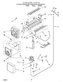 17 - Ice Maker parts for Kitchenaid Refrigerator KSSS42QHB00 from AppliancePartsPros.com