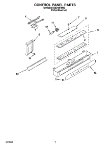 05 - Control Panel Parts parts for Kitchenaid Refrigerator KSSO48FMX02 from AppliancePartsPros.com