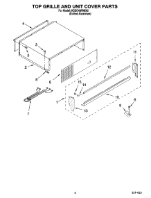 06 - Top Grille And Unit Cover Parts parts for Kitchenaid Refrigerator KSSO48FMX02 from AppliancePartsPros.com