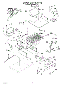 13 - Upper Unit Parts parts for Kitchenaid Refrigerator KSSP36QKS02 from AppliancePartsPros.com