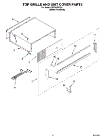 06 - Top Grille And Unit Cover Parts parts for Kitchenaid Refrigerator KSSO42FMX02 from AppliancePartsPros.com