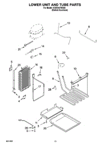 12 - Lower Unit And Tube Parts parts for Kitchenaid Refrigerator KSSO42FMX02 from AppliancePartsPros.com