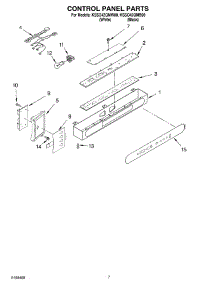 05 - Control Panel Parts parts for Kitchenaid Refrigerator KSSO42QMW00 from AppliancePartsPros.com