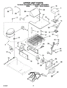 13 - Upper Unit Parts parts for Kitchenaid Refrigerator KSSO42QMB01 from AppliancePartsPros.com
