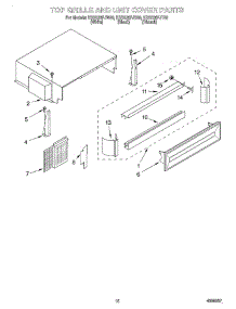 09 - Top Grille And Unit Cover parts for Kitchenaid Refrigerator KSSS36FJT00 from AppliancePartsPros.com