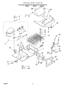 12 - Upper Unit parts for Kitchenaid Refrigerator KSSS36FJT00 from AppliancePartsPros.com