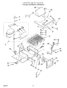 14 - Upper Unit parts for Kitchenaid Refrigerator KSSS48QDW04 from AppliancePartsPros.com