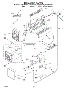 13 - Ice Maker, Optional parts for Kitchenaid Refrigerator KSSS48FKB01 from AppliancePartsPros.com