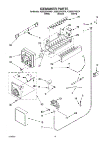 12 - Ice Maker, Optional parts for Kitchenaid Refrigerator KSBS25FKWH01 from AppliancePartsPros.com