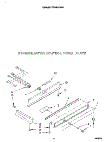 09 - Refrigerator Control Panel parts for Kitchenaid Refrigerator KSSS48DAW03 from AppliancePartsPros.com