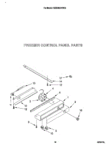 11 - Freezer Control Panel parts for Kitchenaid Refrigerator KSSS48DAW03 from AppliancePartsPros.com