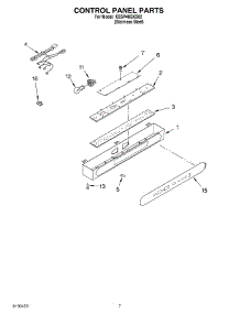05 - Control Panel Parts parts for Kitchenaid Refrigerator KSSP48QKS02 from AppliancePartsPros.com
