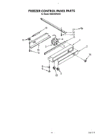 08 - Freezer Control Panel parts for Kitchenaid Refrigerator KSSS48DWX02 from AppliancePartsPros.com