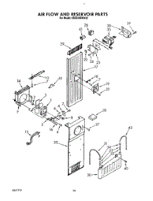 16 - Air Flow And Reservoir parts for Kitchenaid Refrigerator KSSS48DWX02 from AppliancePartsPros.com