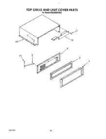 18 - Top Grille And Unit Cover parts for Kitchenaid Refrigerator KSSS48DWX02 from AppliancePartsPros.com