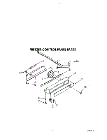 12 - Freezer Control Panel parts for Kitchenaid Refrigerator KSSS48DYW00 from AppliancePartsPros.com