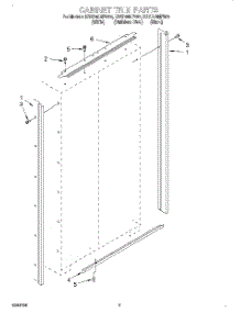 02 - Cabinet Trim parts for Kitchenaid Refrigerator KSSP48MFW05 from AppliancePartsPros.com