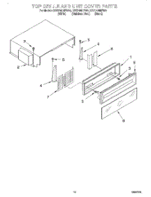 09 - Top Grille And Unit Cover parts for Kitchenaid Refrigerator KSSP48MFW05 from AppliancePartsPros.com