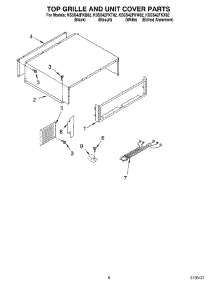 06 - Top Grille And Unit Cover Parts parts for Kitchenaid Refrigerator KSSS42FKW02 from AppliancePartsPros.com