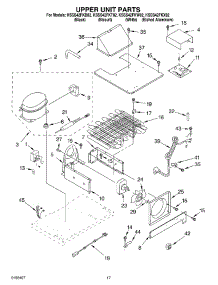11 - Upper Unit Parts parts for Kitchenaid Refrigerator KSSS42FKW02 from AppliancePartsPros.com