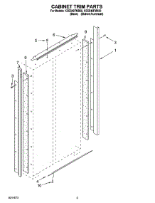 02 - Cabinet Trim Parts parts for Kitchenaid Refrigerator KSSS42FMB02 from AppliancePartsPros.com