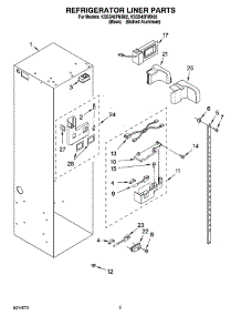 04 - Refrigerator Liner Parts parts for Kitchenaid Refrigerator KSSS42FMB02 from AppliancePartsPros.com