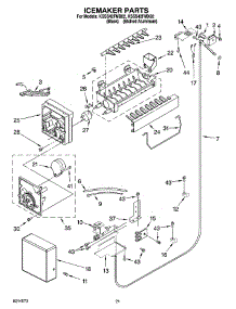 13 - Icemaker Parts parts for Kitchenaid Refrigerator KSSS42FMB02 from AppliancePartsPros.com