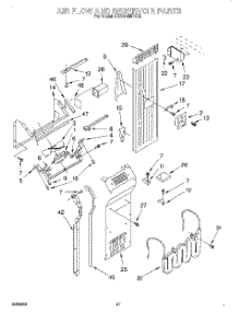 14 - Air Flow And Reservoir parts for Kitchenaid Refrigerator KSSS48MDX05 from AppliancePartsPros.com