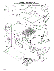 13 - Upper Unit Parts parts for Kitchenaid Refrigerator KSSS42QMB01 from AppliancePartsPros.com