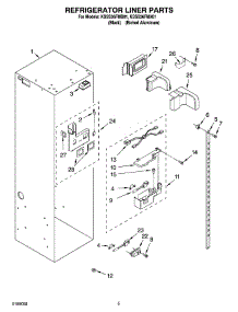 04 - Refrigerator Liner Parts parts for Kitchenaid Refrigerator KSSS36FMB01 from AppliancePartsPros.com