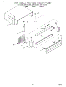 09 - Top Grille And Unit Cover parts for Kitchenaid Refrigerator KSSS48QJB00 from AppliancePartsPros.com