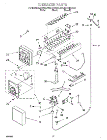 17 - Ice Maker parts for Kitchenaid Refrigerator KSSS48QJB00 from AppliancePartsPros.com