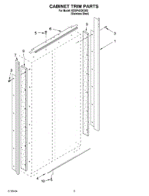 02 - Cabinet Trim Parts parts for Kitchenaid Refrigerator KSSP42QKS02 from AppliancePartsPros.com