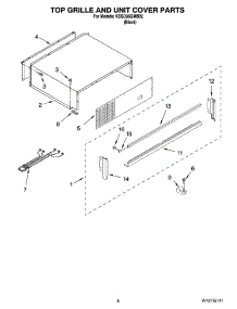 06 - Top Grille And Unit Cover Parts parts for Kitchenaid Refrigerator KSSO36QMB02 from AppliancePartsPros.com