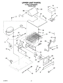13 - Upper Unit parts for Kitchenaid Refrigerator KSSP48QKS00 from AppliancePartsPros.com