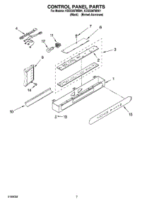 05 - Control Panel Parts parts for Kitchenaid Refrigerator KSSS36FMX01 from AppliancePartsPros.com