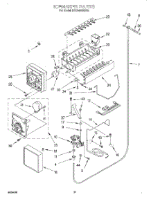 17 - Icemaker, Lit / Optional parts for Kitchenaid Refrigerator KSSS42QDX03 from AppliancePartsPros.com