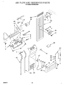 13 - Air Flow And Reservoir parts for Kitchenaid Refrigerator KSSS36DAX05 from AppliancePartsPros.com