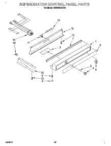 17 - Refrigerator Control Panel parts for Kitchenaid Refrigerator KSSS36DAX05 from AppliancePartsPros.com