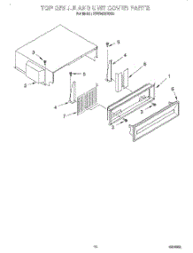 09 - Top Grille And Unit Cover parts for Kitchenaid Refrigerator KSSS42MDX05 from AppliancePartsPros.com