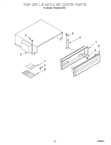 09 - Top Grille And Unit Cover parts for Kitchenaid Refrigerator KSSS42QDW03 from AppliancePartsPros.com