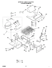 12 - Upper Unit parts for Kitchenaid Refrigerator KSSS48MDX00 from AppliancePartsPros.com