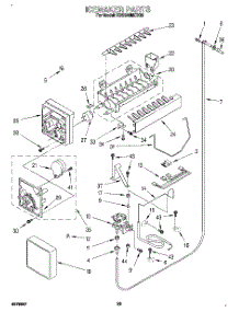 15 - Icemaker, Literature parts for Kitchenaid Refrigerator KSSS48MDX00 from AppliancePartsPros.com