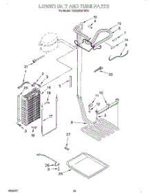 15 - Lower Unit And Tube parts for Kitchenaid Refrigerator KSSS42QDW03 from AppliancePartsPros.com
