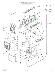 17 - Icemaker, Literature parts for Kitchenaid Refrigerator KSSS42QDW03 from AppliancePartsPros.com