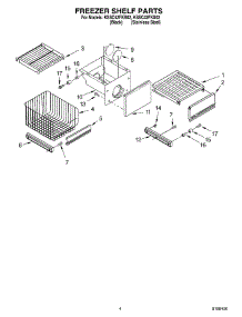 03 - Freezer Shelf Parts parts for Kitchenaid Refrigerator KSSC42FKB02 from AppliancePartsPros.com