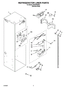 04 - Refrigerator Liner Parts parts for Kitchenaid Refrigerator KSSC36FMS01 from AppliancePartsPros.com