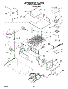 11 - Upper Unit Parts parts for Kitchenaid Refrigerator KSSC36FMS01 from AppliancePartsPros.com