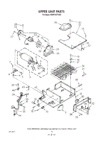 13 - Upper Unit parts for Kitchenaid Refrigerator KSRF42DTX02 from AppliancePartsPros.com