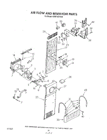 15 - Air Flow And Reservoir parts for Kitchenaid Refrigerator KSRF42DTX02 from AppliancePartsPros.com